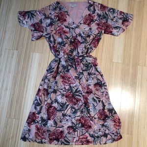 Midi Loft Floral Dress Size Large